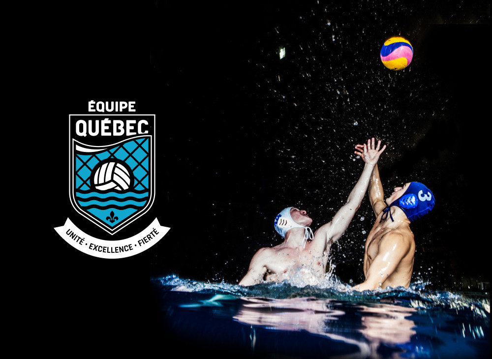Players from Québec's water polo team