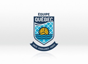 Logo design for Québec's water polo team