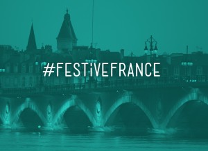 Festive France Hashtag Type design