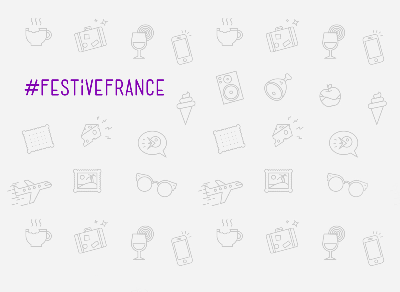 Background design for Festive France