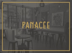 Typography design for Panacée