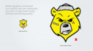 Raster graphic example