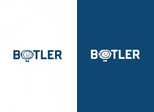 Botler horizontal logo design