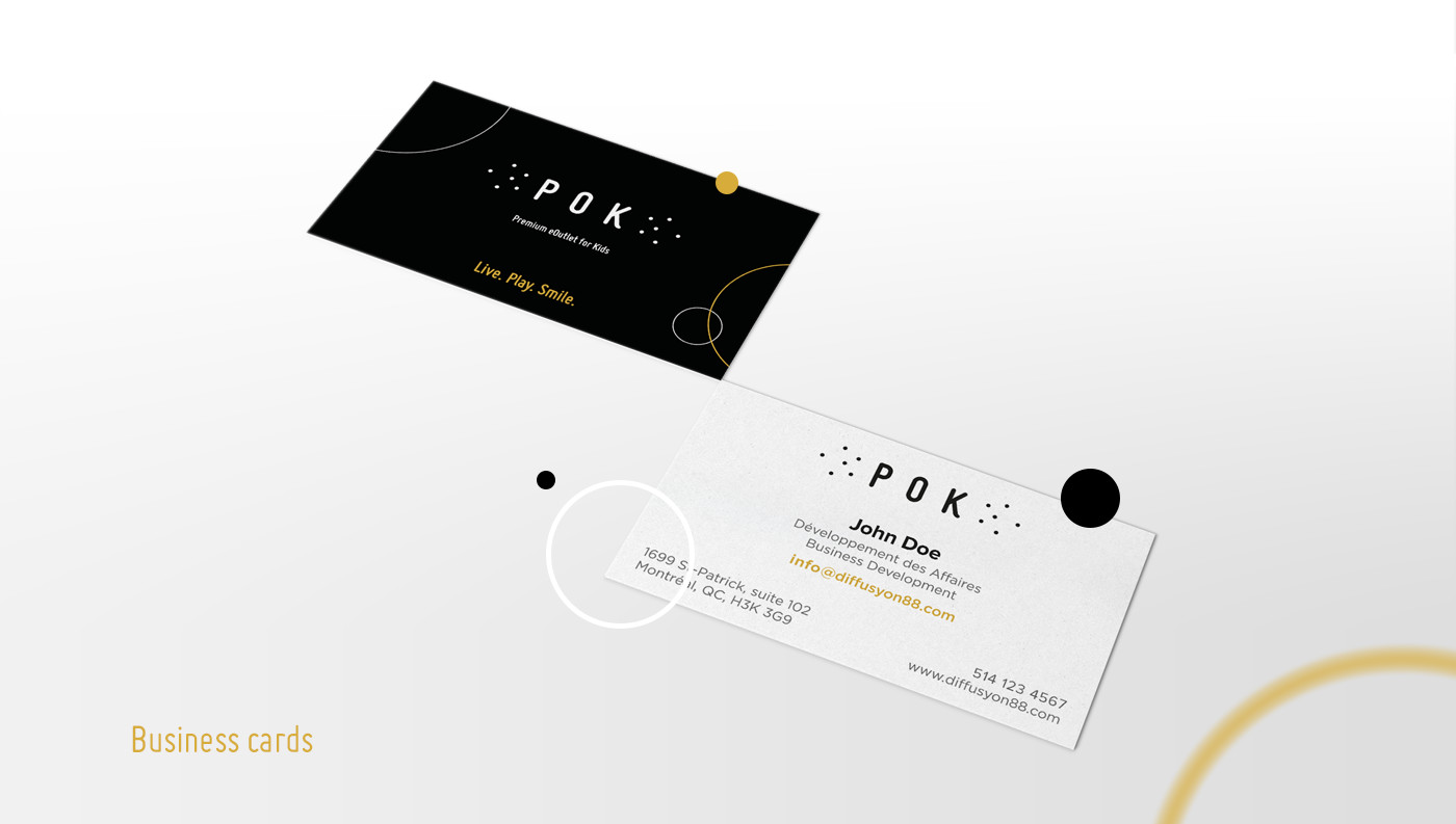 business cards creation pok