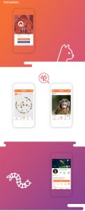 mobile application design for petsqui